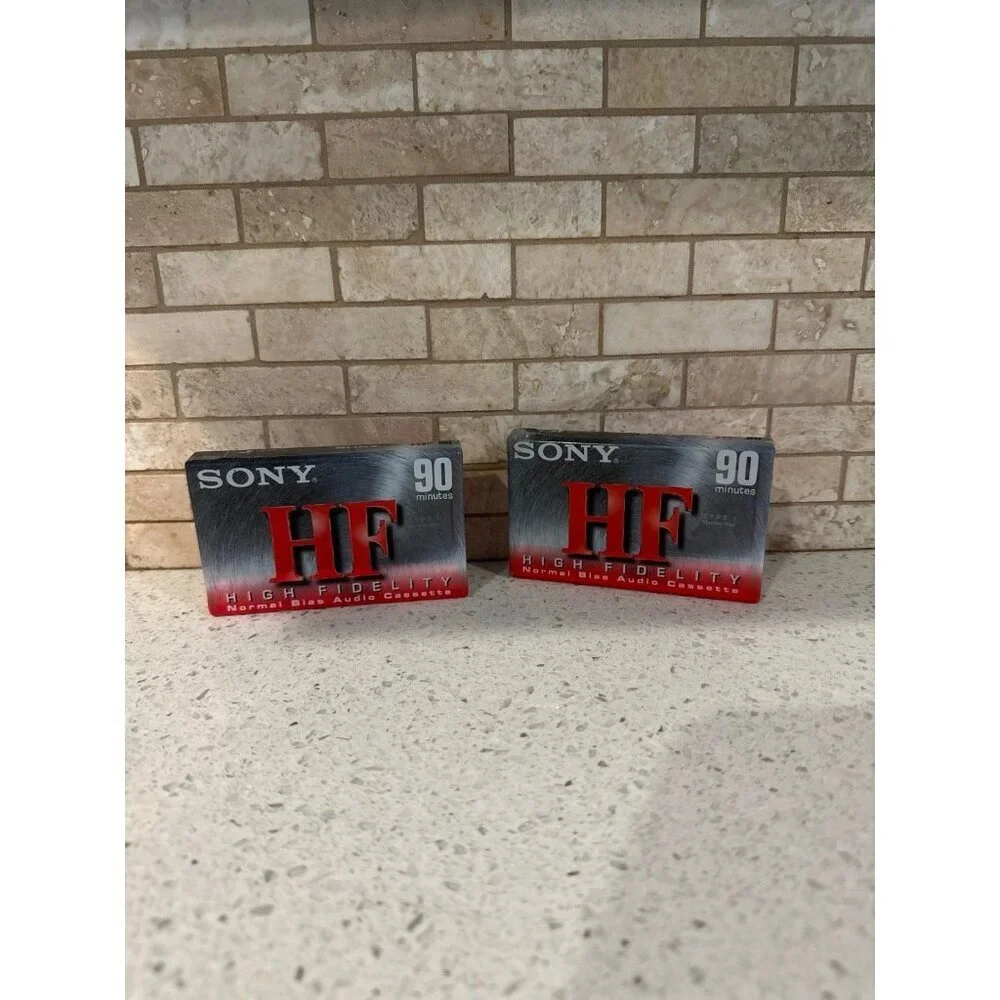 Sealed Unused Blank Hi-Fi Sony Cassette Tape 90 Minutes bundle